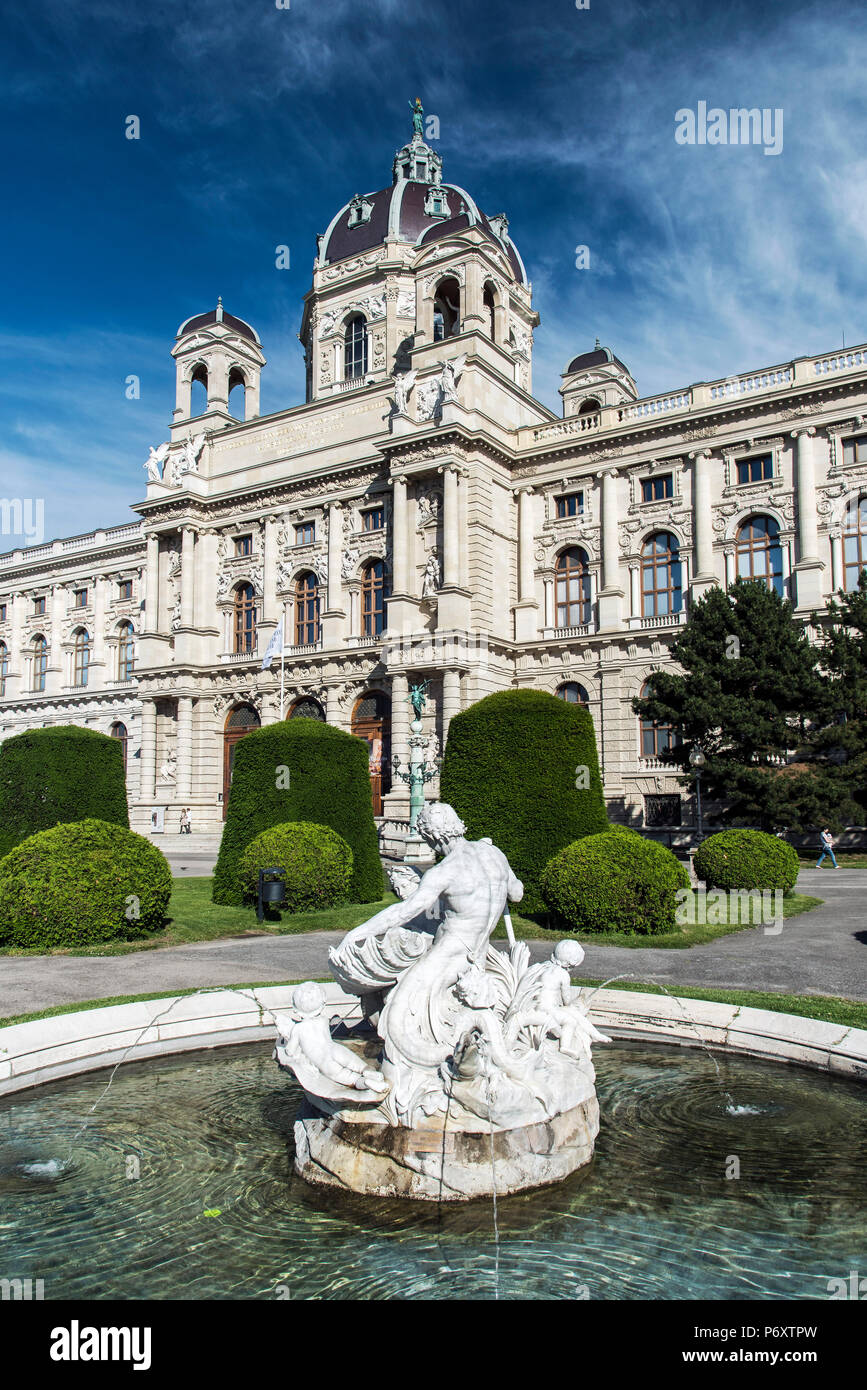 Kunsthistorischen Museums oder des Kunsthistorischen Museums, Wien, Österreich Stockfoto