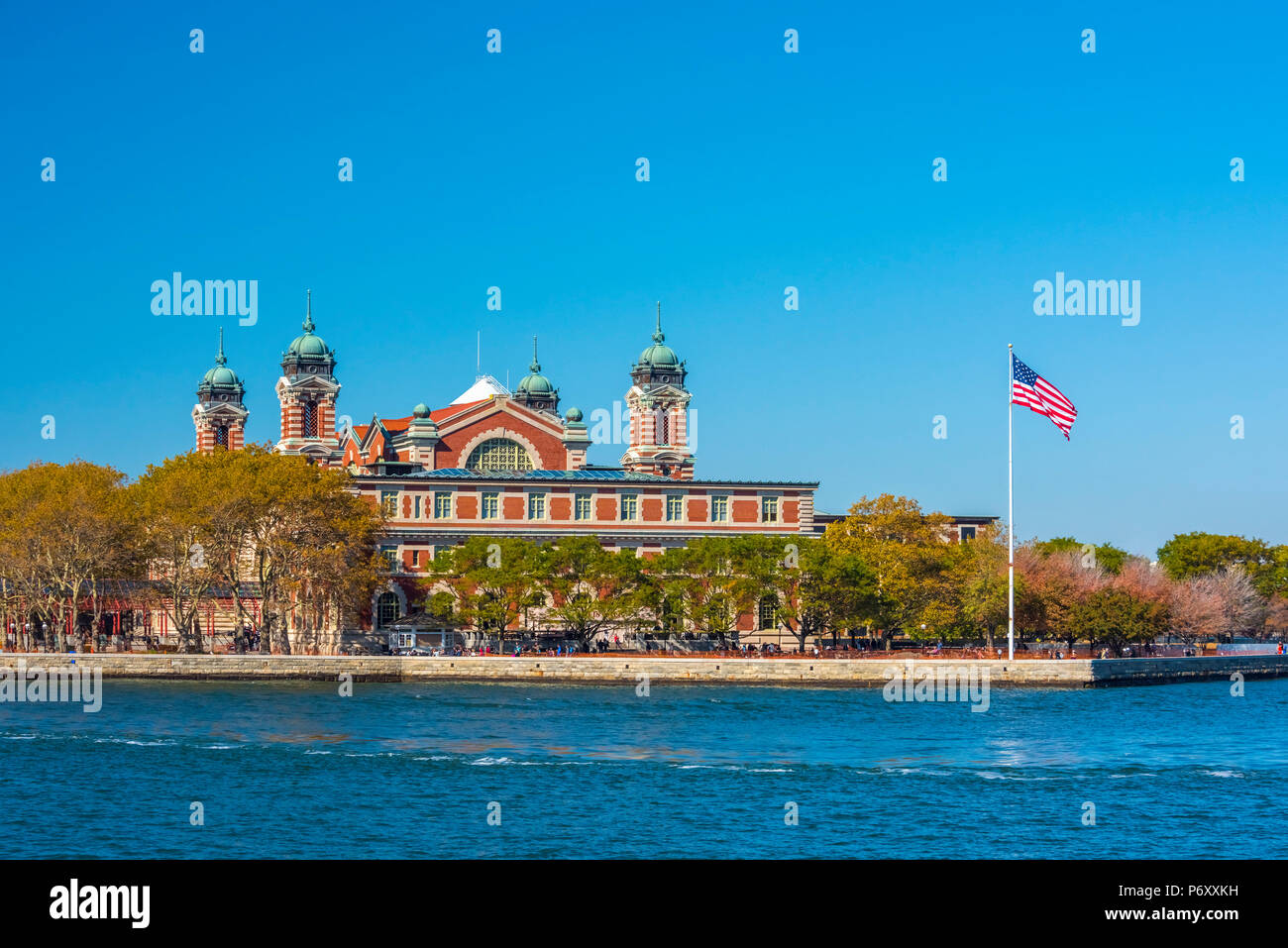 USA, New Jersey, Ellis Island Stockfoto