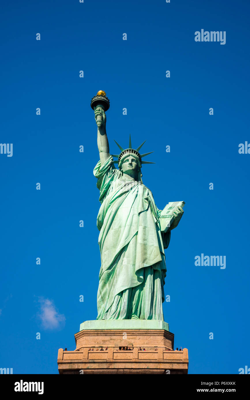 USA, New York, Manhattan, Liberty Island, Freiheitsstatue Stockfoto