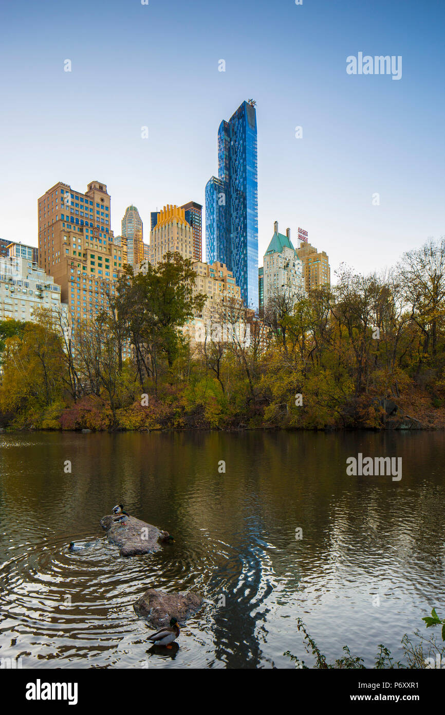 Ein 57 Apartment Gebäude, Manhattan, New York City, New York, USA Stockfoto