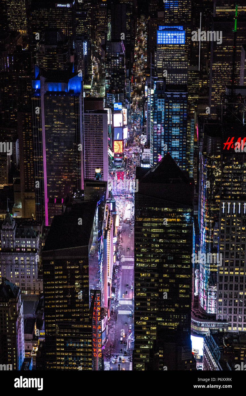 Times Square, Midtown Manhattan, New York City, USA Stockfoto