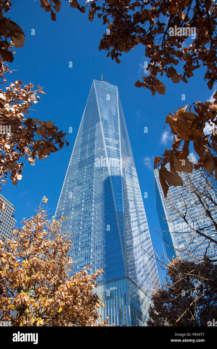 Das One World Trade Center, Lower Manhattan, New York City, New York, USA Stockfoto