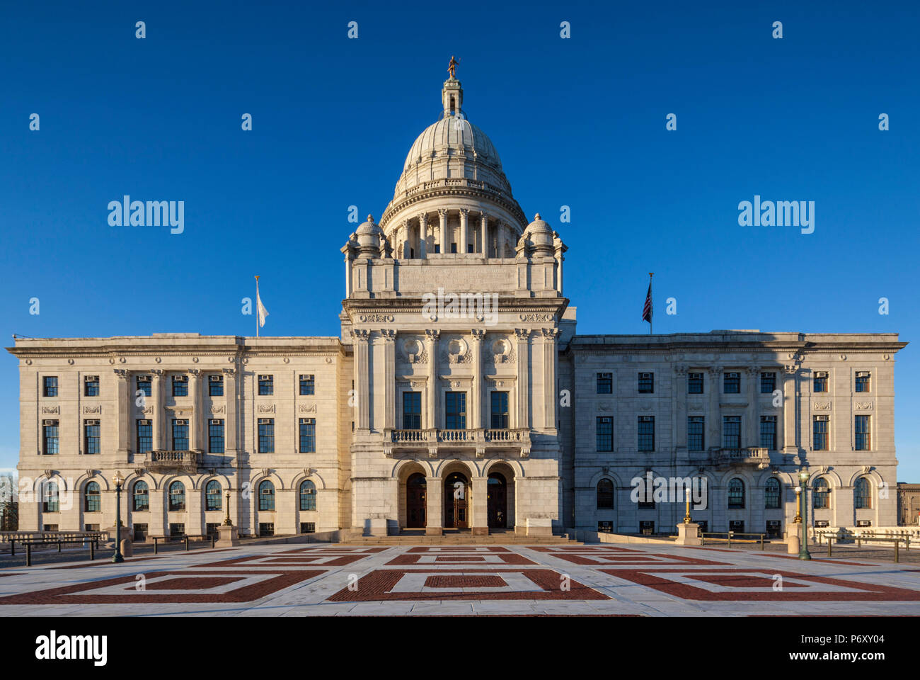USA, Rhode Island, Providence, Rhode Island State House, außen Stockfoto
