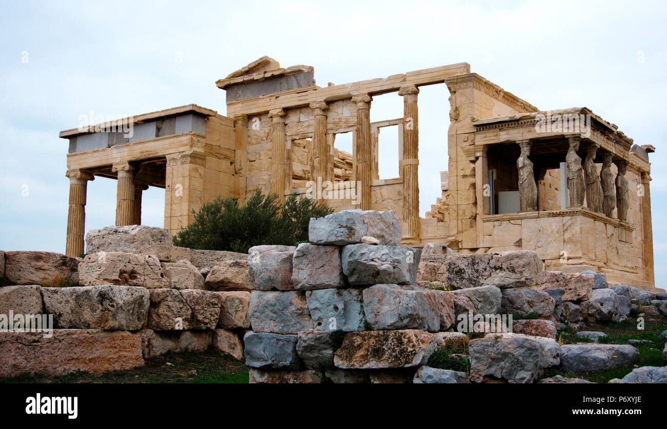 Akropolis Partheon Griechischer Tempel Akropolis Atena Grecia Stockfotografie Alamy