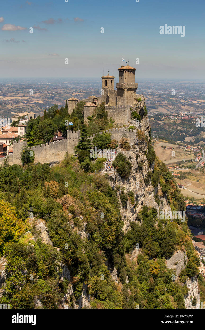Republik San Marino Repubblica di San Marino San Marino Stockfoto