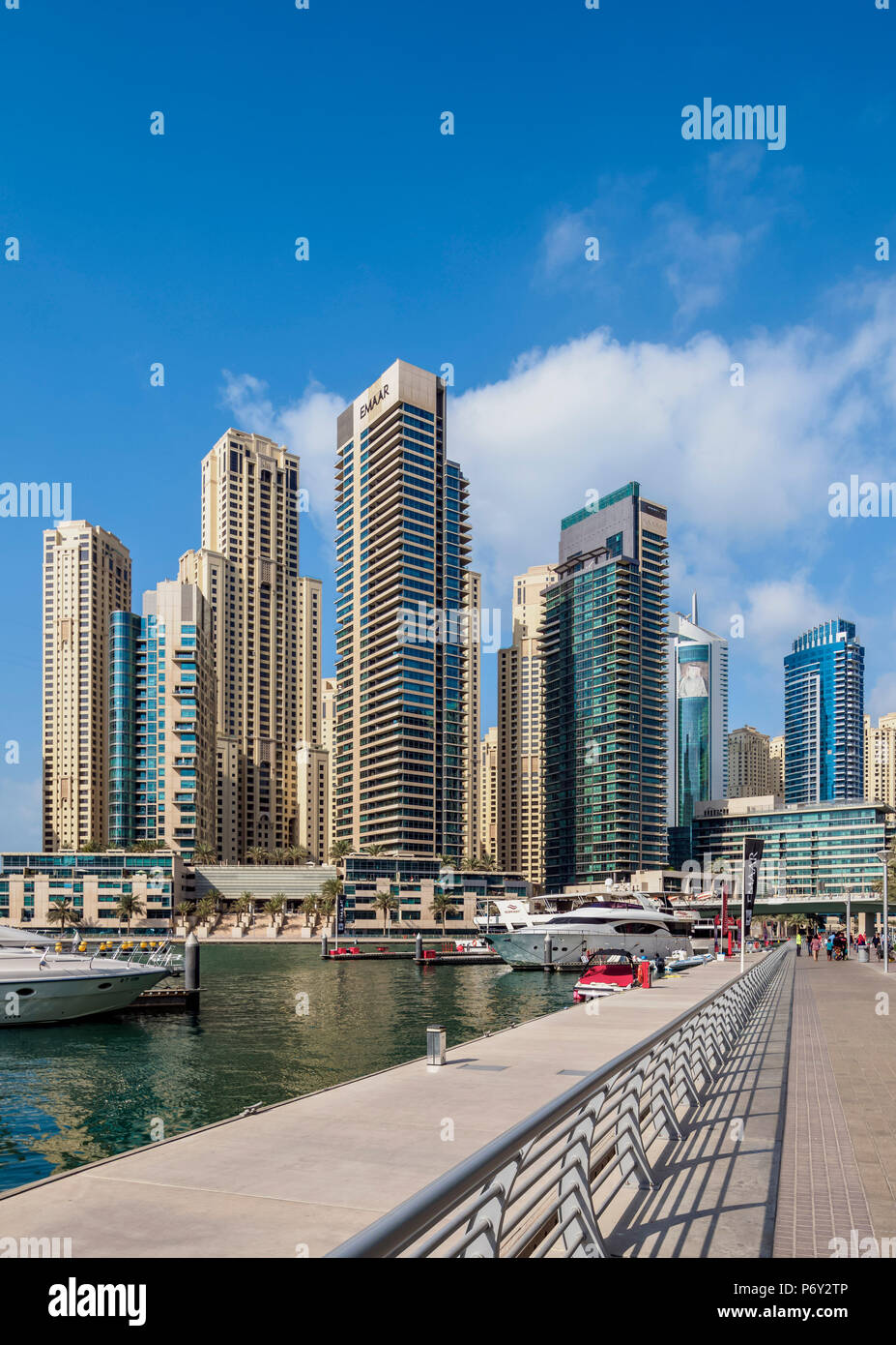 Dubai Marina, Dubai, Vereinigte Arabische Emirate Stockfoto