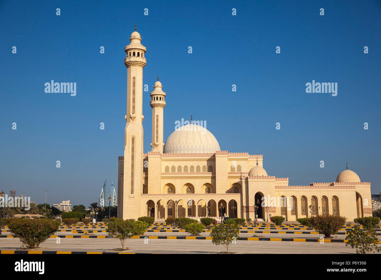 Bahrain, Manama, Juffair, Al Fateh Moschee - die Große Moschee Stockfoto