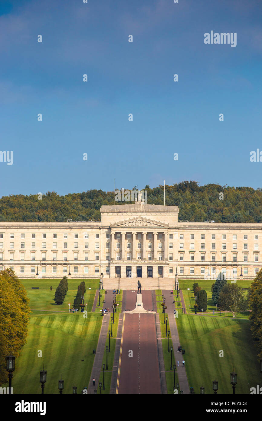 Großbritannien, Nordirland, Belfast Stormont Parlament Gebäude die Northern Ireland Assembly Stockfoto