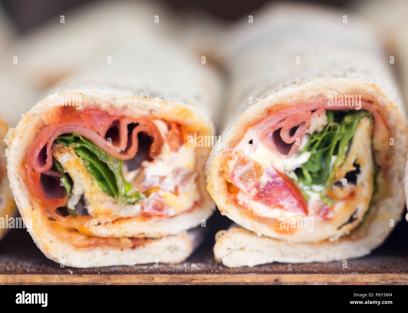 Schinken und Käse Salat submarine Sandwich/Steak und Käse/Sub sandwich ...