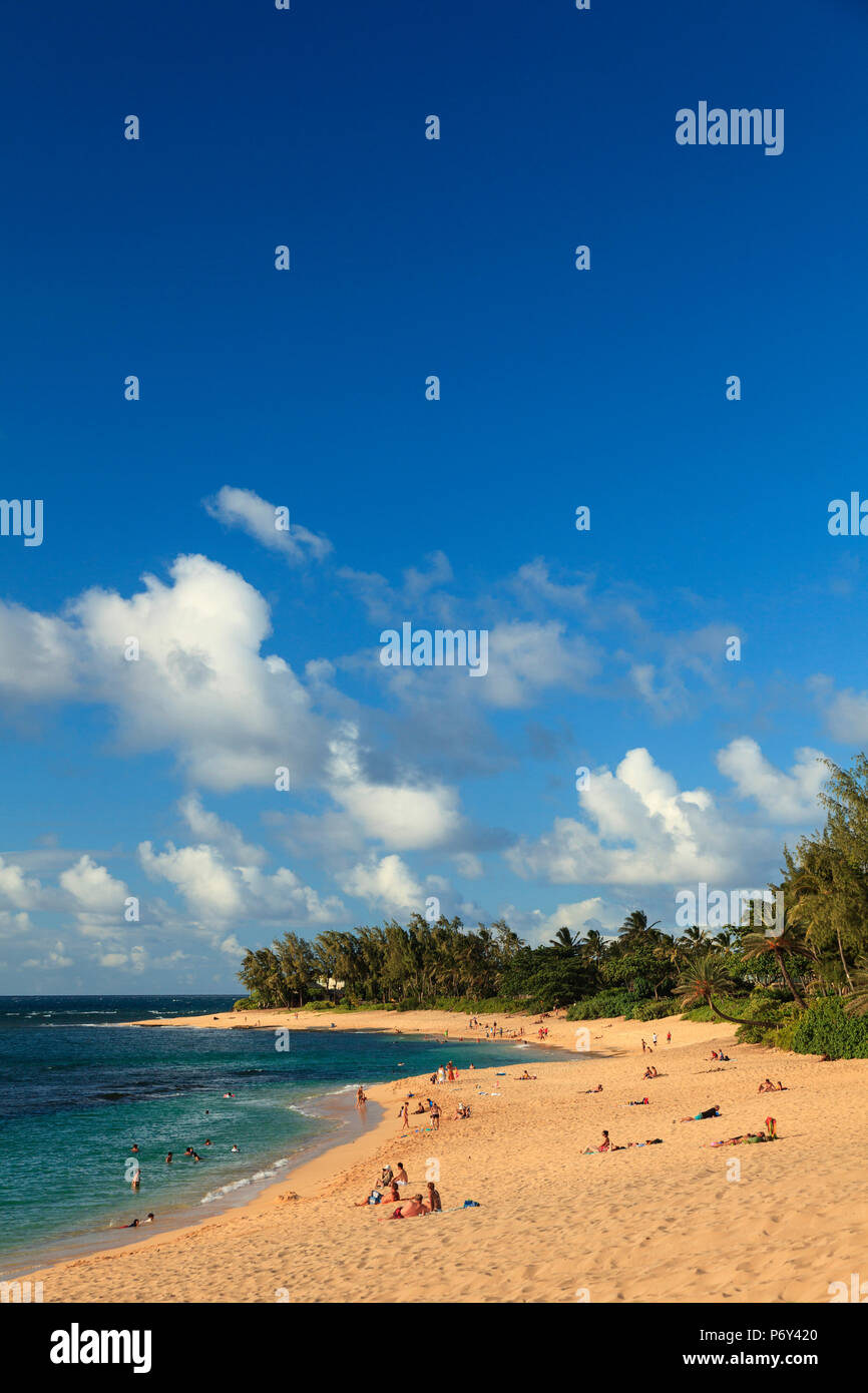 USA, Hawaii, Oahu, North Shore, Sunset Beach Stockfoto