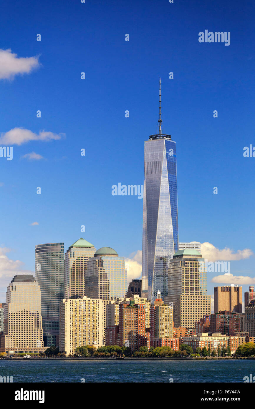 USA, New York, New York City, Lower Manhattan Skyline Stockfoto