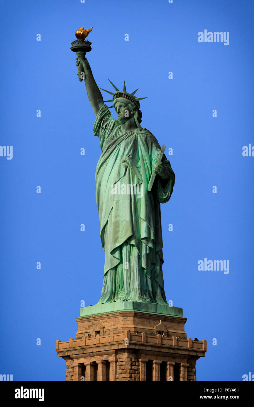 USA, New York, New York City, Statue of Liberty National Monument Stockfoto