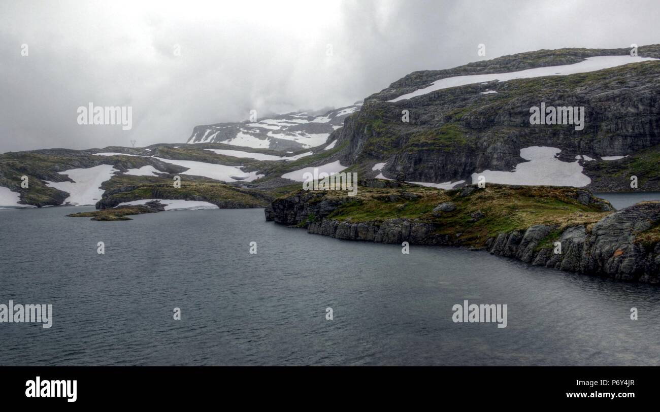 Eine norwegische Landschaft im Sommer Stockfoto