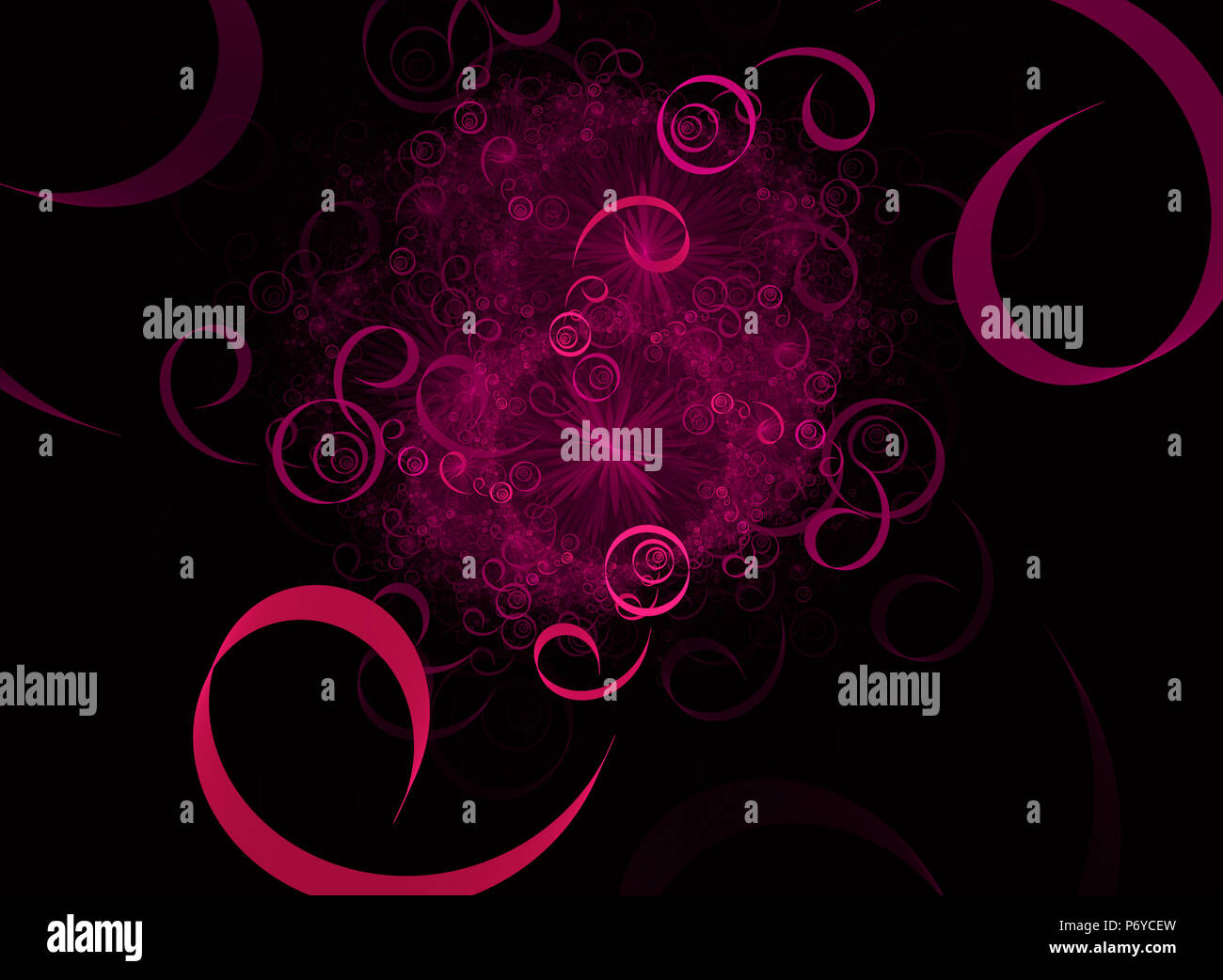 Zusammenfassung Hintergrund Element. Fraktale Grafiken Serie. Stockfoto