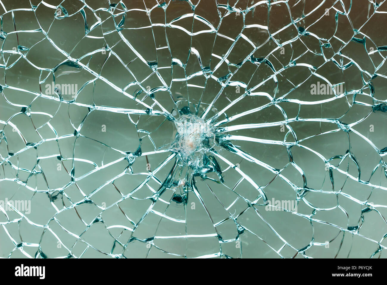 Zerbrochenen Spiegel Hintergrund/Risse im Glas/Crackle Mosaik Hintergrund Stockfoto