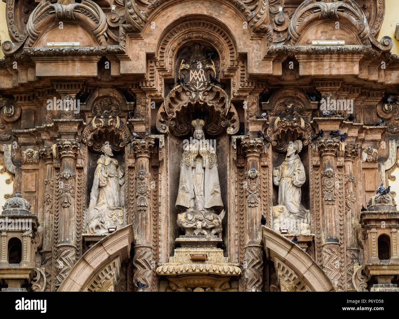 Kloster von San Francisco, Detailansicht, Altstadt, Lima, Peru Stockfoto