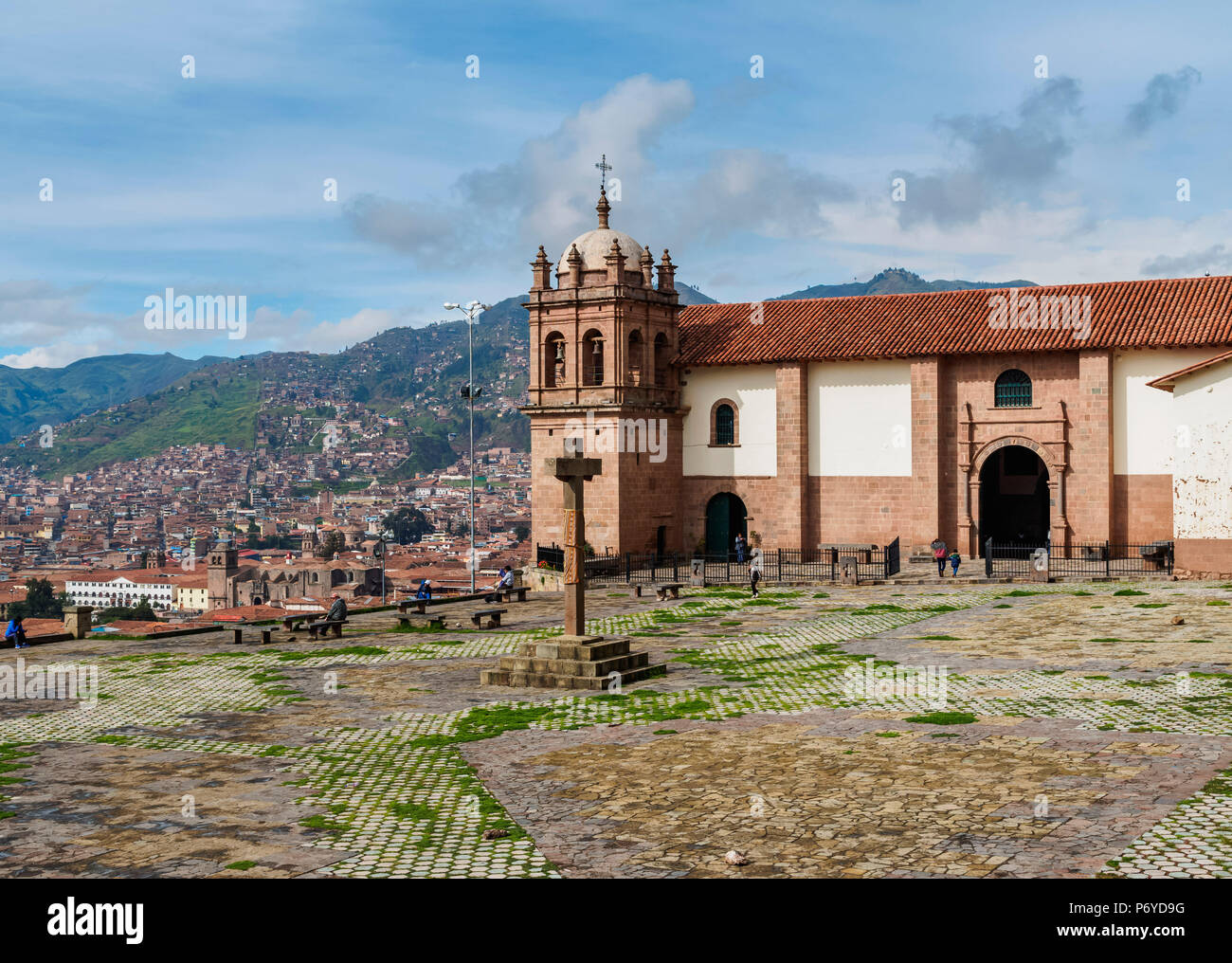 Kirche San Cristobal, Cusco, Peru Stockfoto