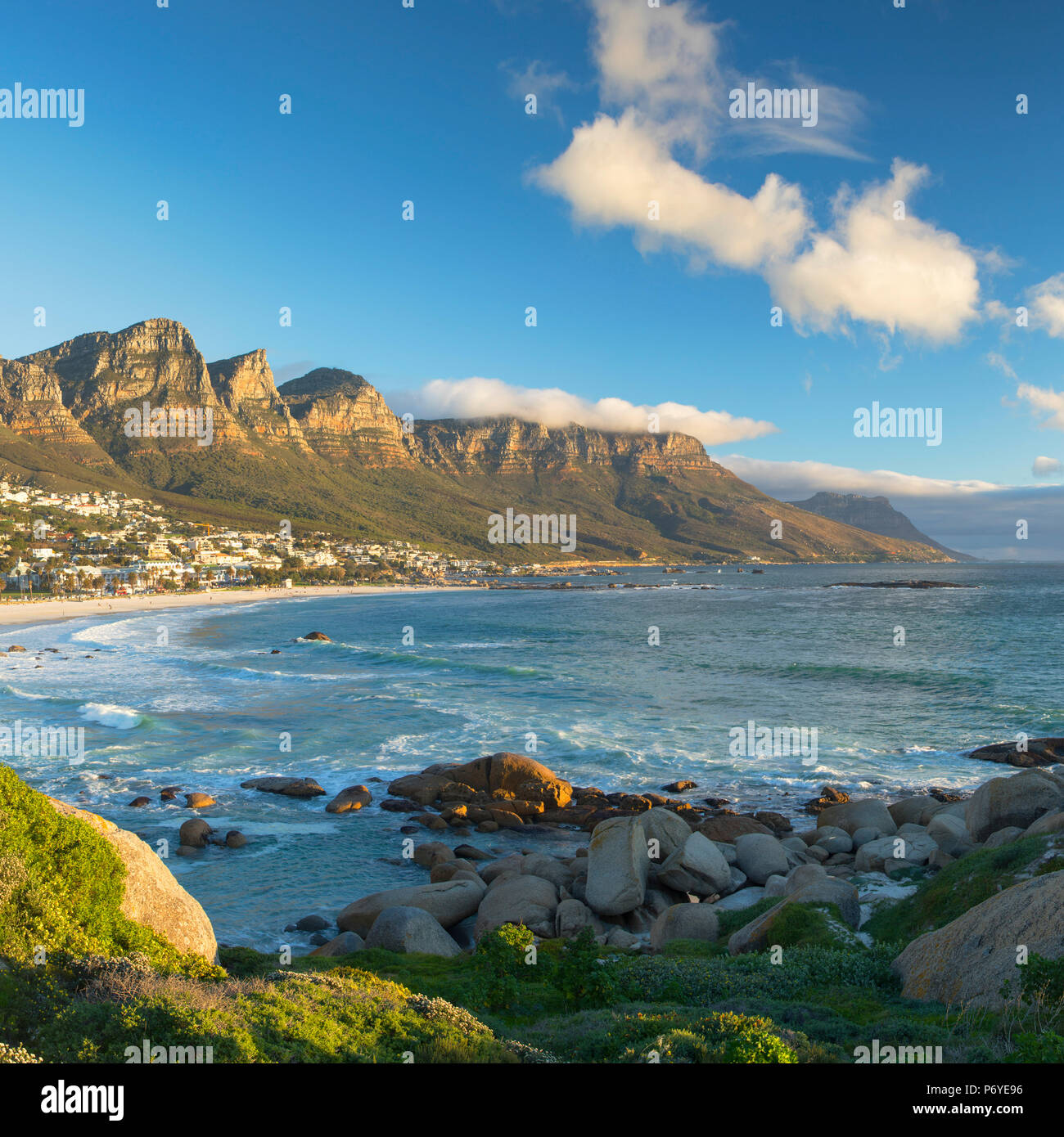Camps Bay, Cape Town, Western Cape, Südafrika Stockfoto