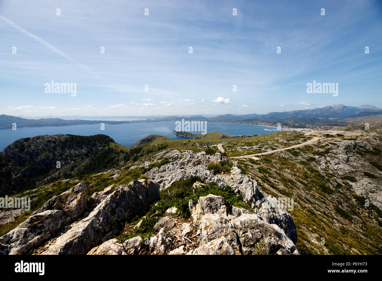 Formentor, Seascape, Serra de Tramuntana, Mallorca Spanien Weltkulturerbe der UNESCO Stockfoto