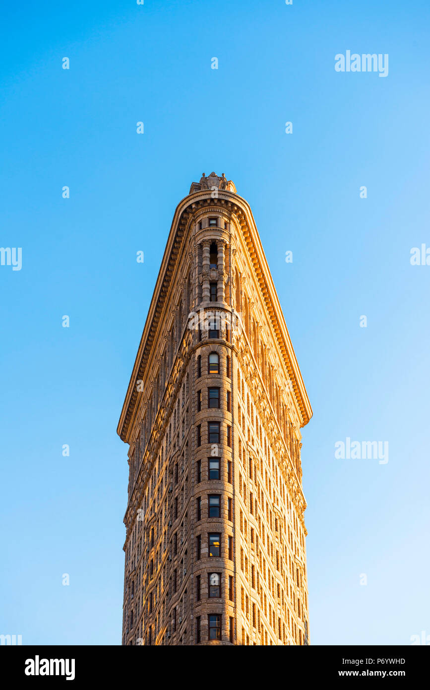Das Flatiron Building, New York, USA Stockfoto