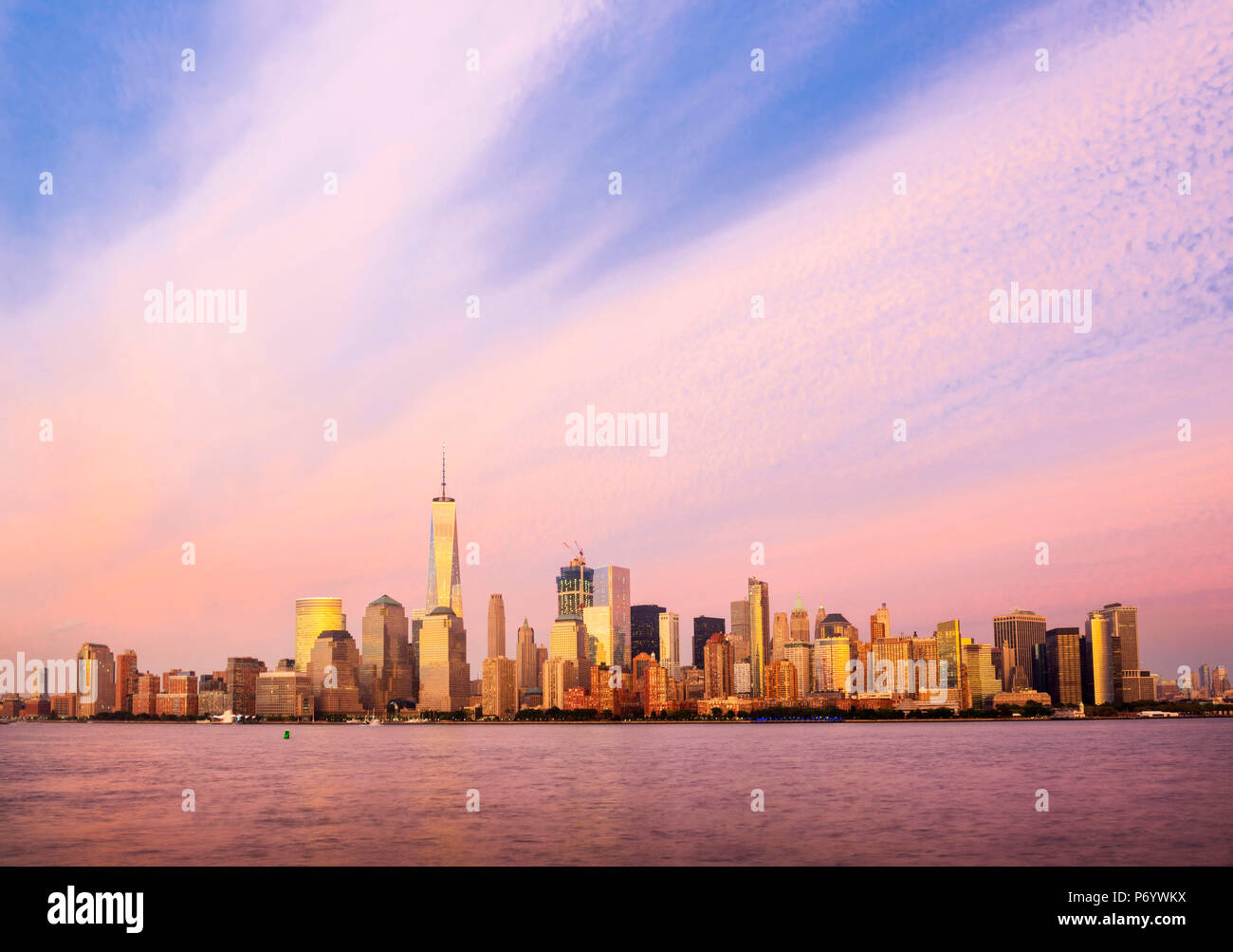Skyline von Manhattan, New York, USA Stockfoto