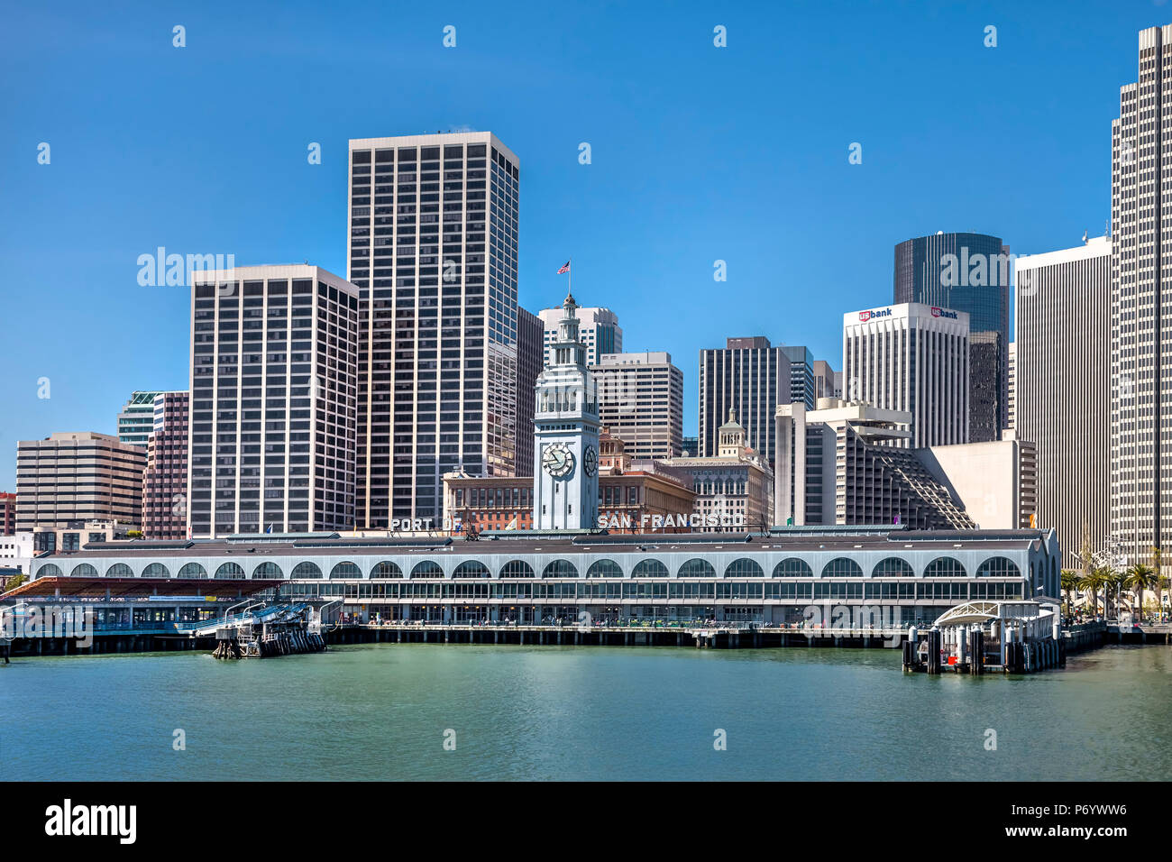 Ferry Terminal, Downtown, San Francisco, Kalifornien, USA Stockfoto
