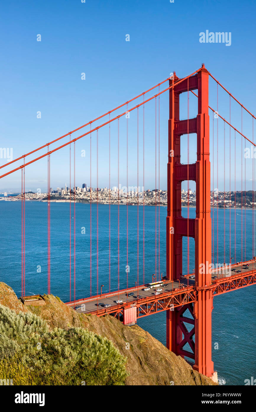 Golden Gate Bridge, San Francisco, Kalifornien, USA Stockfoto