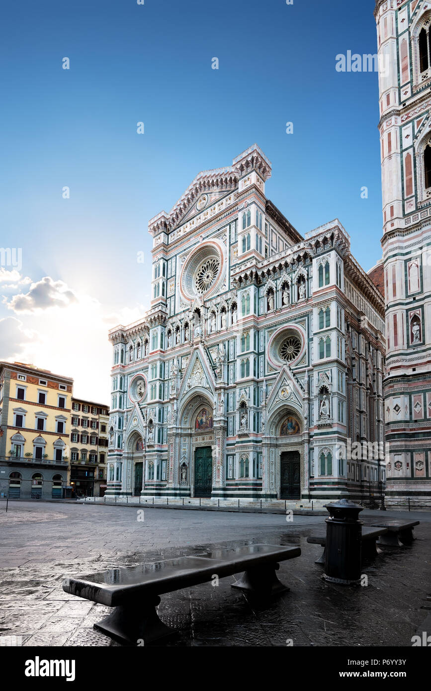 Cattedrale di Santa Maria del Fiore in Florenz, Italien Stockfoto