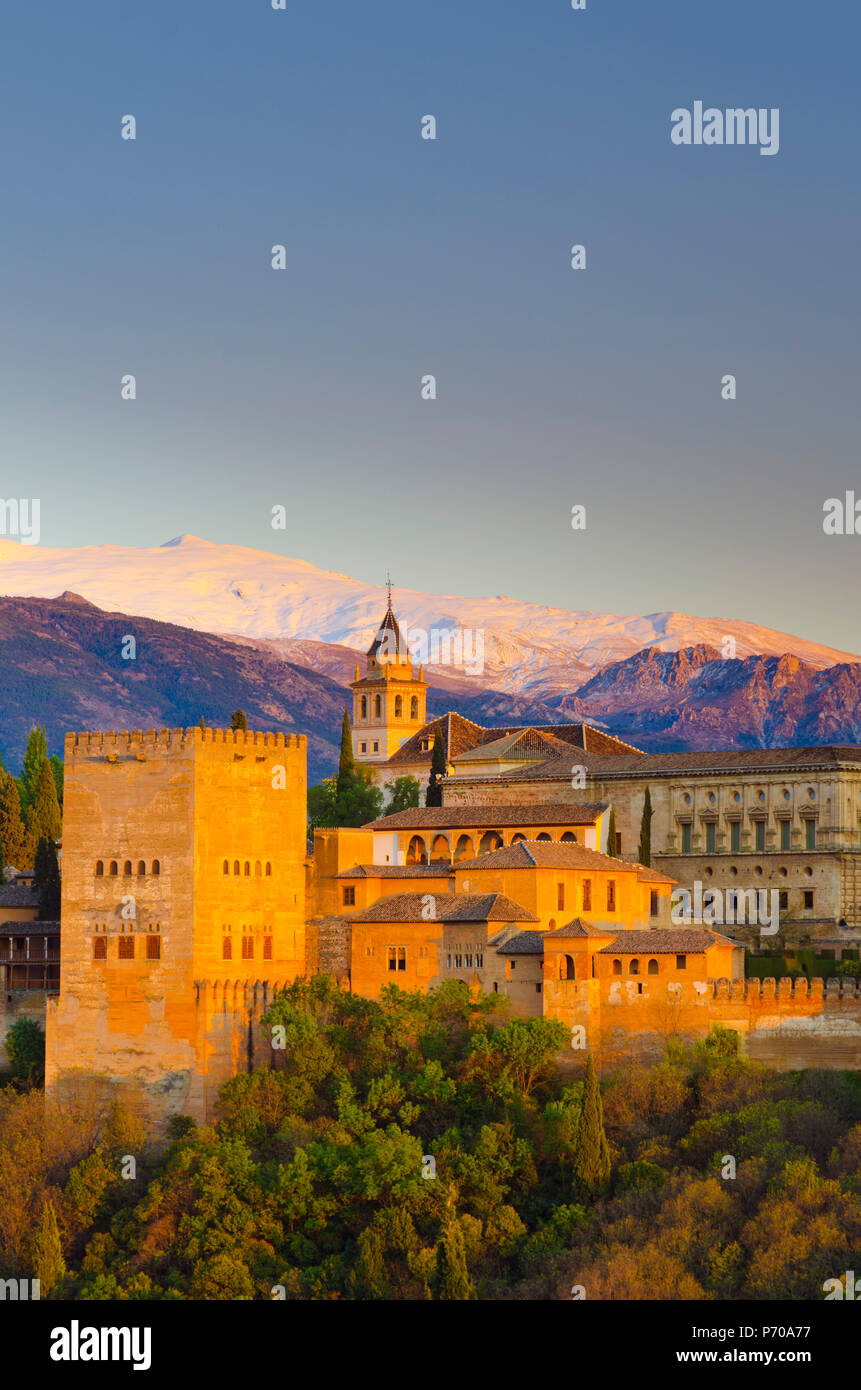 Spanien, Andalusien, Provinz Granada, Granada, Alhambra Stockfoto