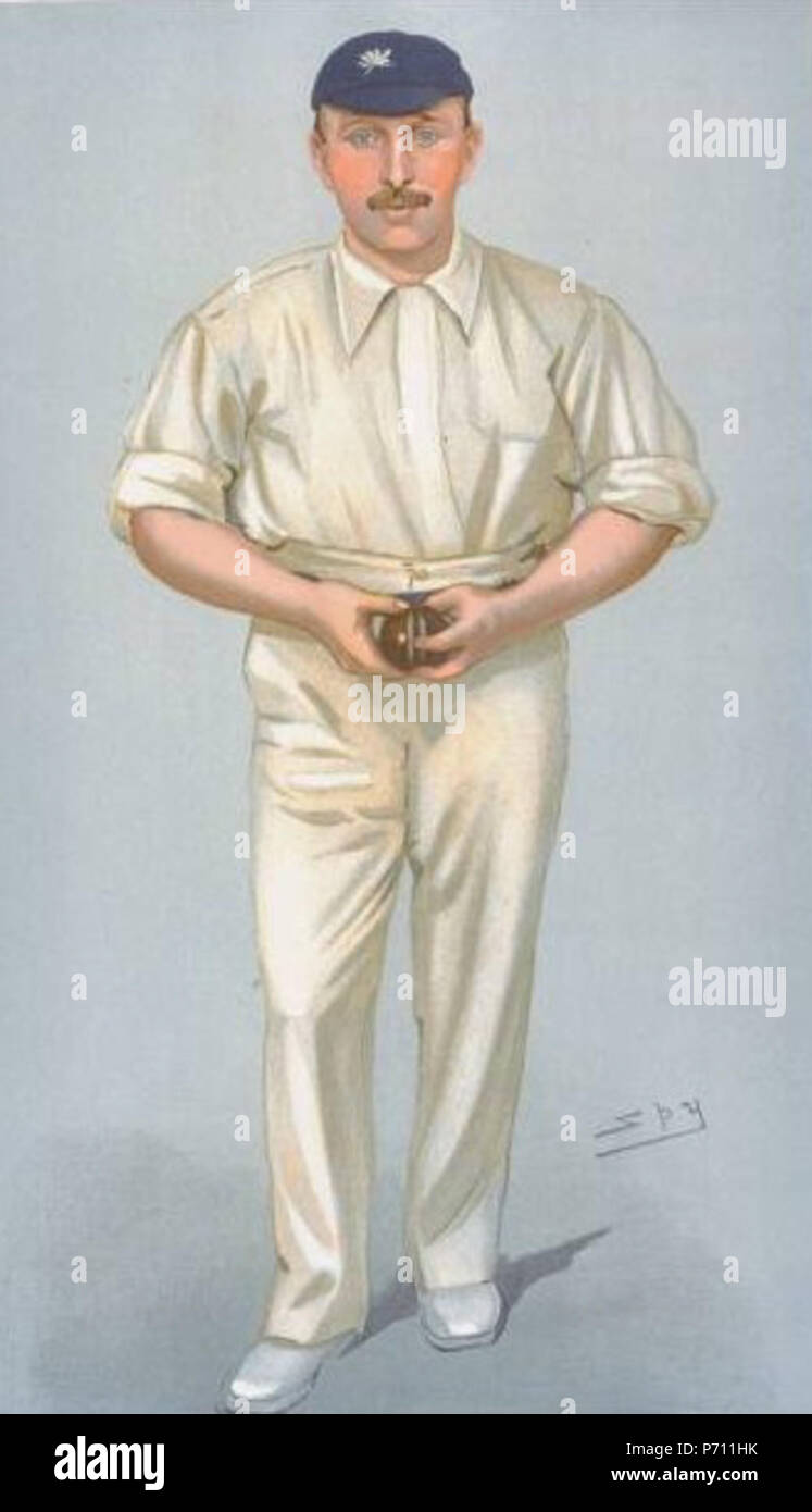 Englisch: Karikatur von George Hirst, Yorkshire und England cricketer. Caption "Yorkshire". 20 August 1903 22 George Hirst Stockfoto