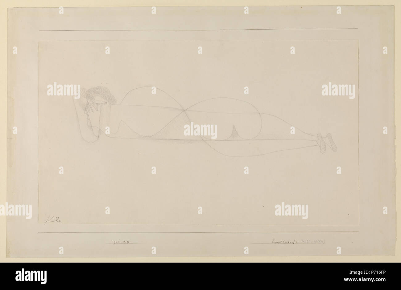 Paul Klee in Bereitschaft (Bereitschaft) 36 GUGG in Bereitschaft Stockfoto
