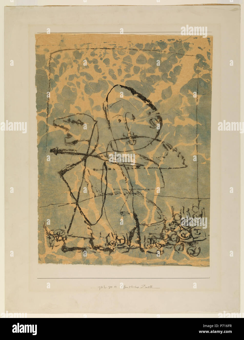 Paul Klee öffentlichen Duell (Öffentliches Duell) 37 GUGG öffentlichen Duell Stockfoto