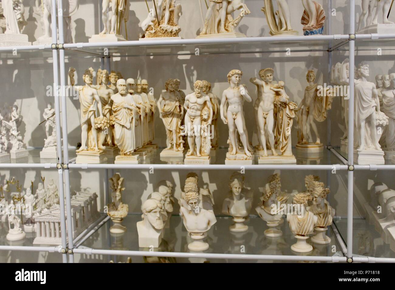 Souvenirs im Acropolis Museum Boutique in Athen Griechenland Stockfoto