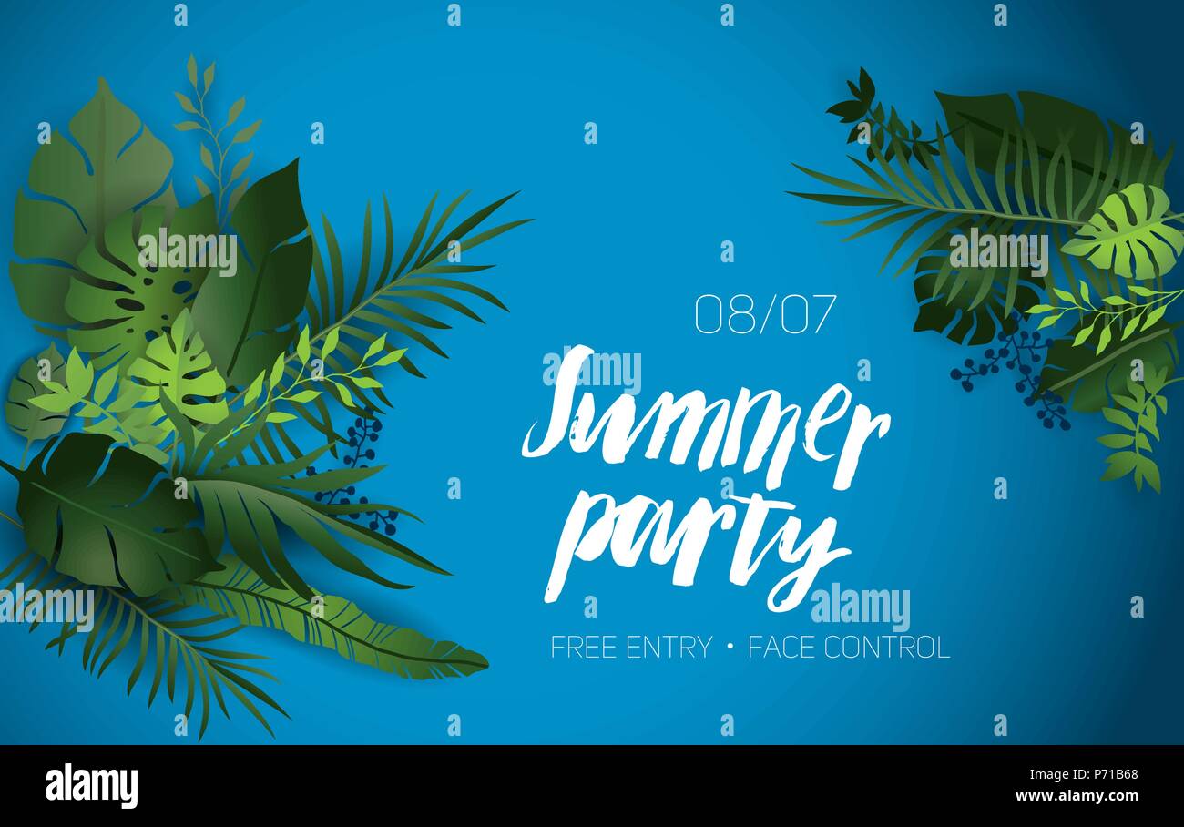 Sommer vibes Party Stock Vektor