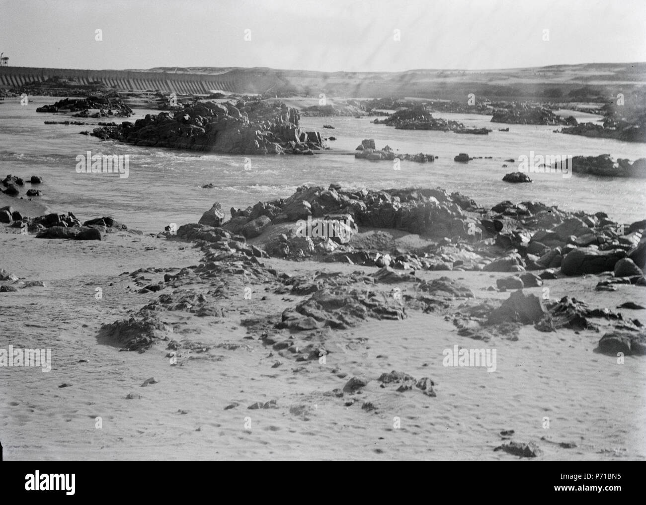 44 ETH-BIB-Assuanstausee-Abessinienflug 1934 - LBS MH 02-22 -0136 Stockfoto