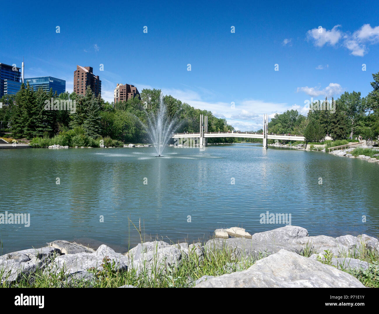 Prince's Island Park Calgary, Alberta Kanada Stockfoto