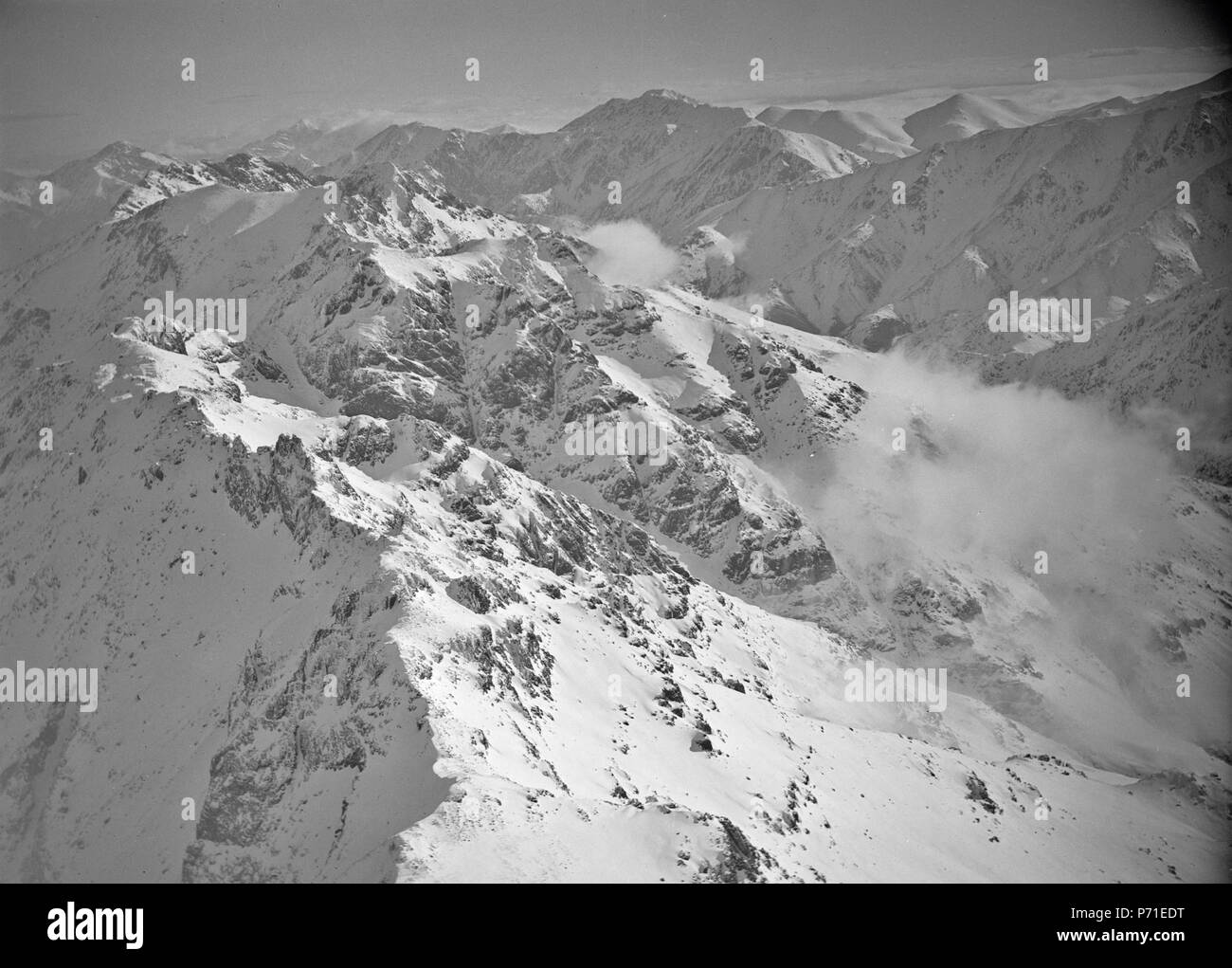 44 ETH-BIB-Atlasgebirge aus 4000m Höhe-Tschadseeflug 1930-31-LBS MH 02-08 -0365 Stockfoto