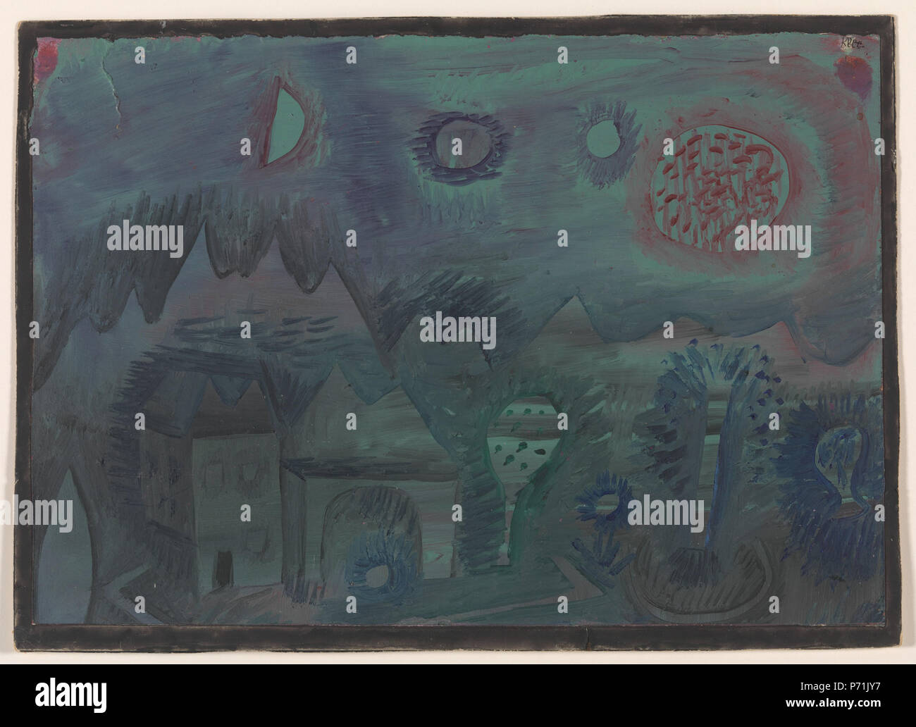 Paul Klee Zeichen im Himmel 37 GUGG Zeichen im Himmel Stockfoto