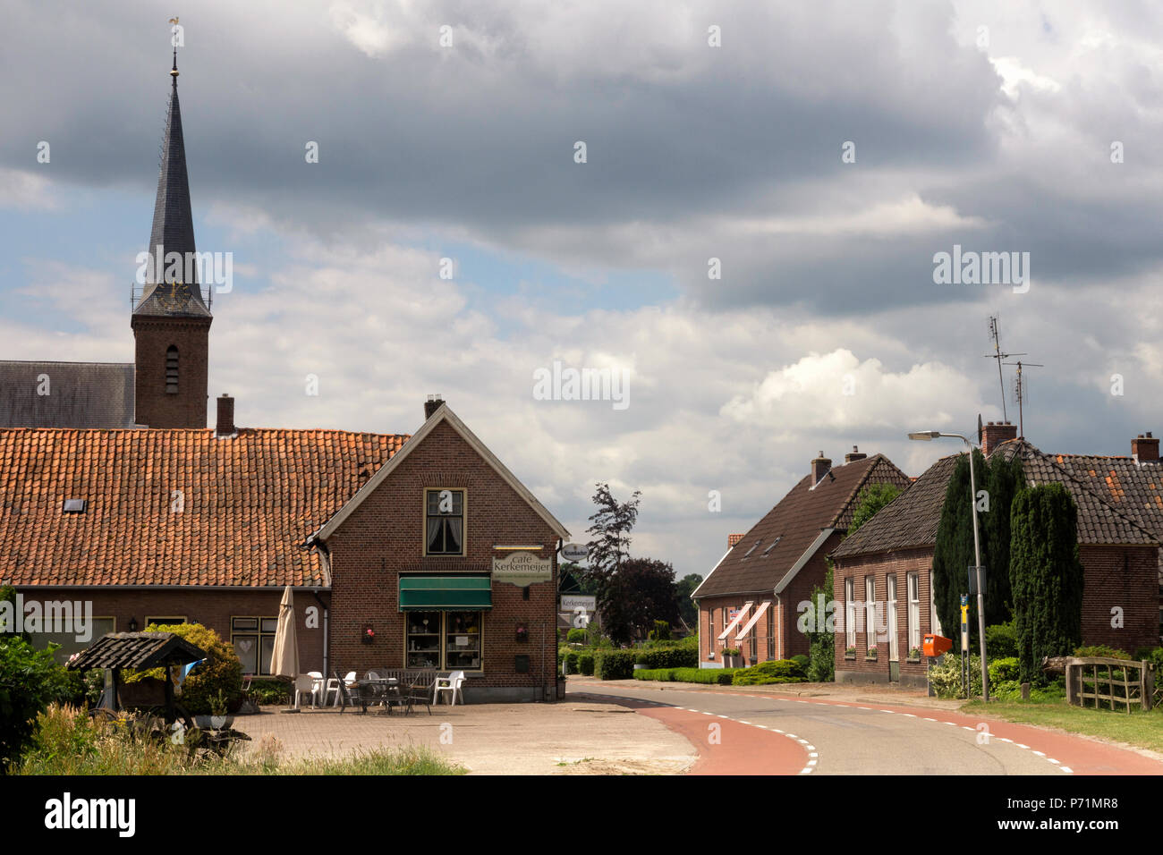 Rekken in Gelderland Stockfoto