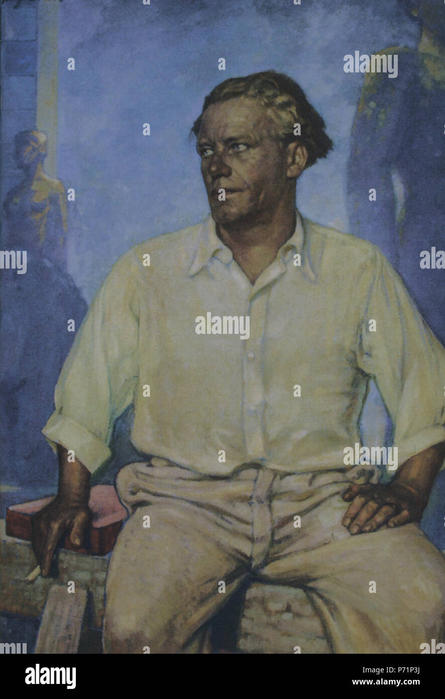 Fritz Erler - Professor Josef Thorak, 1939. 1939 13 Fritz Erler - Professor Josef Thorak, 1939 Stockfoto