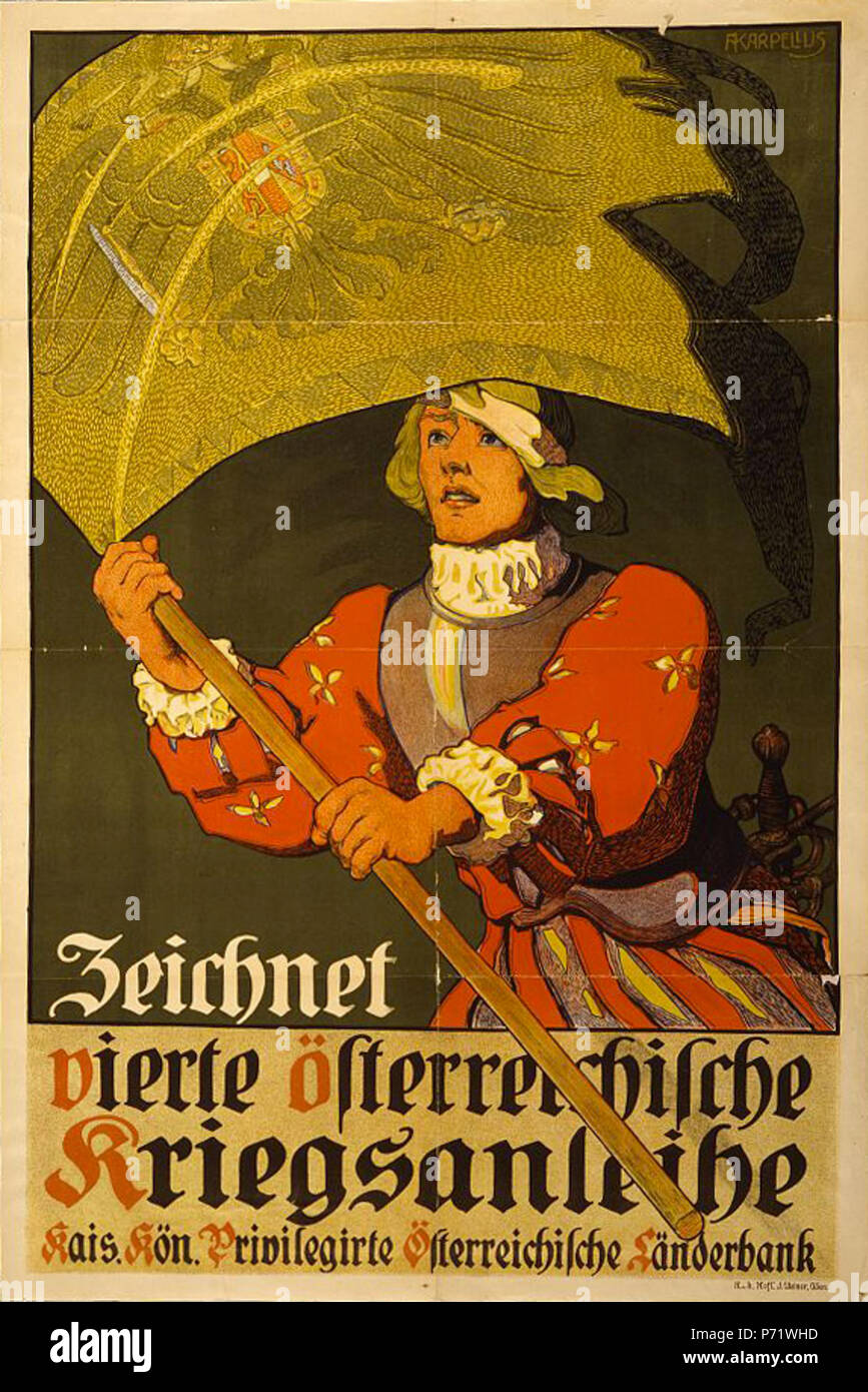 85 Zeichnet bereits der österreichischen Kriegsanleihe LCCN 2004666173 Stockfoto