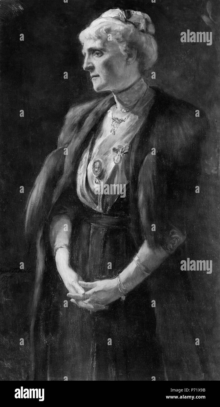 13 Augusta Charlotta Sofia Wästfelt, 1850-1920 (Hildegard Thorell) - Nationalmuseum - 40296 Stockfoto