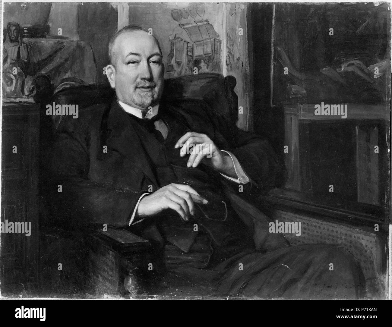 22 Carl Gustaf Laurin, 1868-1940 (Oscar Björck) - Nationalmuseum - 20957 Stockfoto