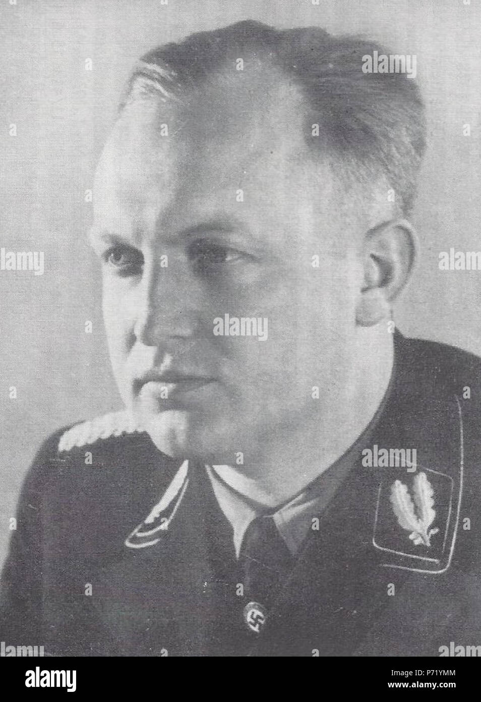 English: Reichsstudentenführer Dr. Gustav Adolf Scheel. 1937 56 RStF Scheel Stockfoto