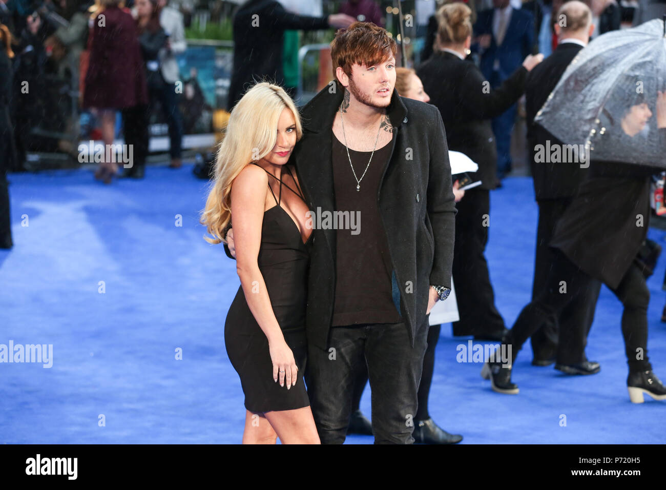 London, UK, 12. Mai 2014, James Arthur Besucht UK Premiere von "X-Men: Tage der Zukunft Vergangenheit' im Odeon Leicester Square. Mariusz Goslicki/Alamy Stockfoto