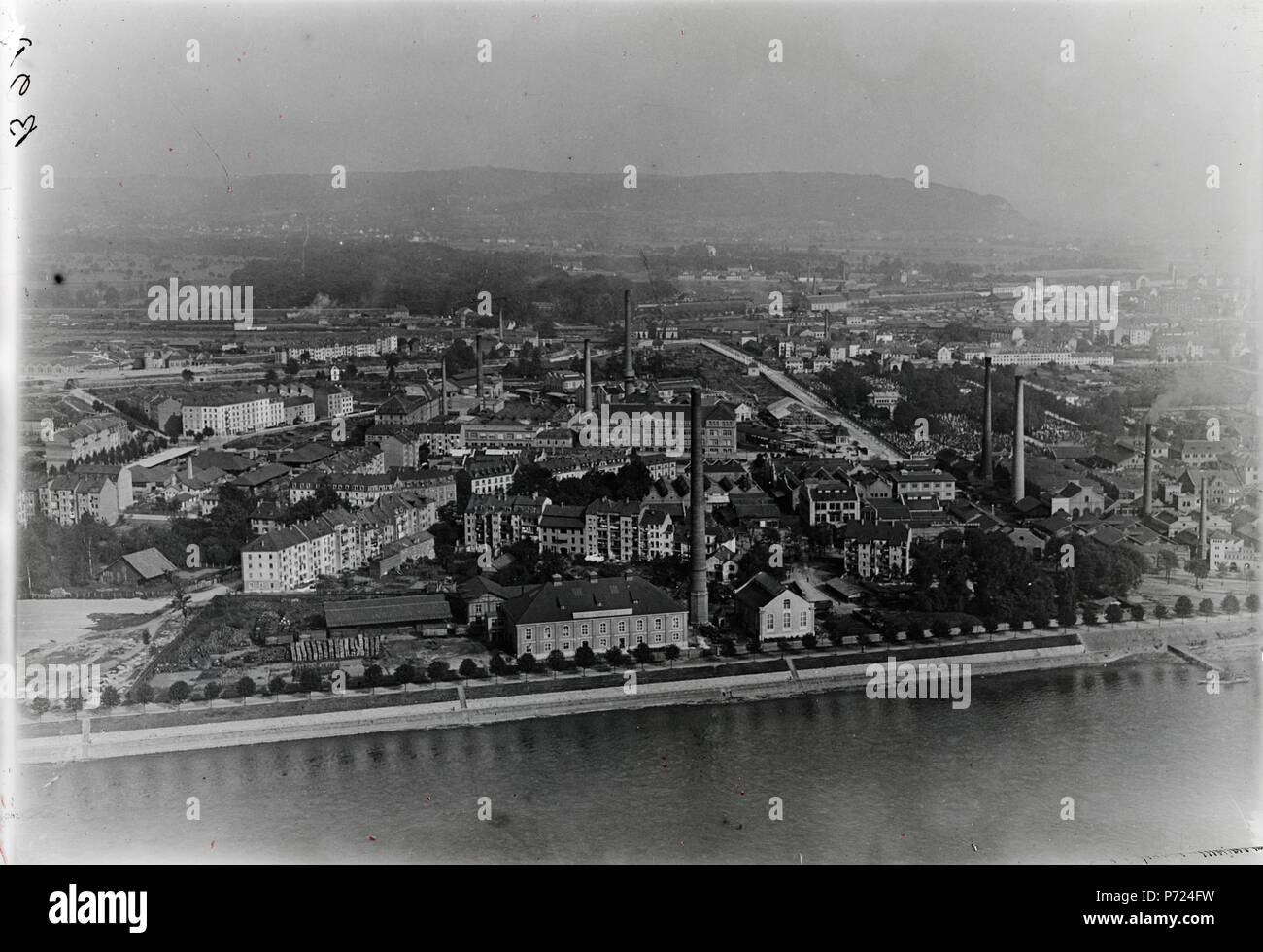 46 ETH-BIB-Basel, Gesellschaft für chemische Industrie-Inlandflüge-LBS 03-1126 MH Stockfoto