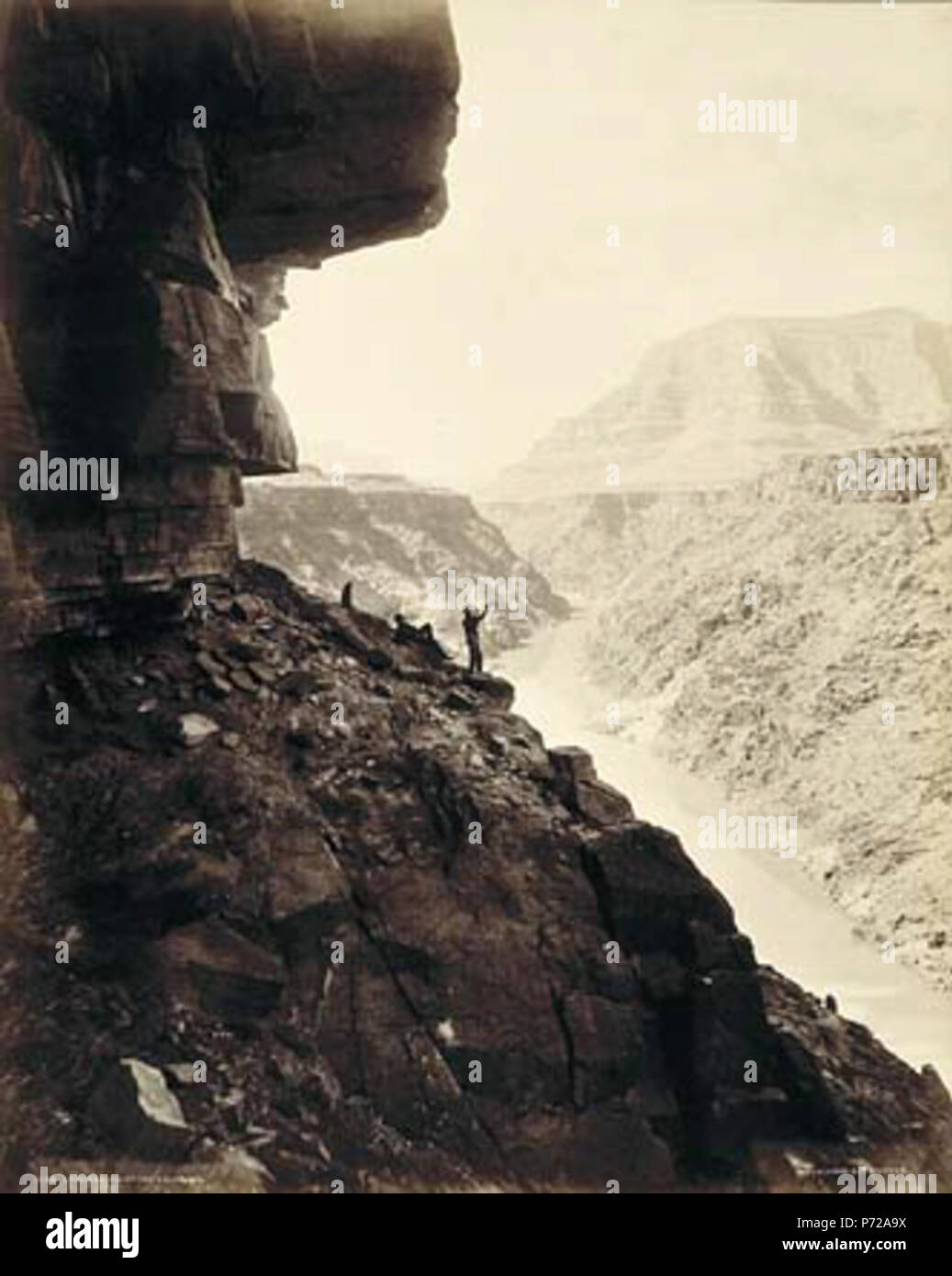 N/A. ca. 1880 15 Grand Canon der Colorado-William Jackson - 1880 Stockfoto