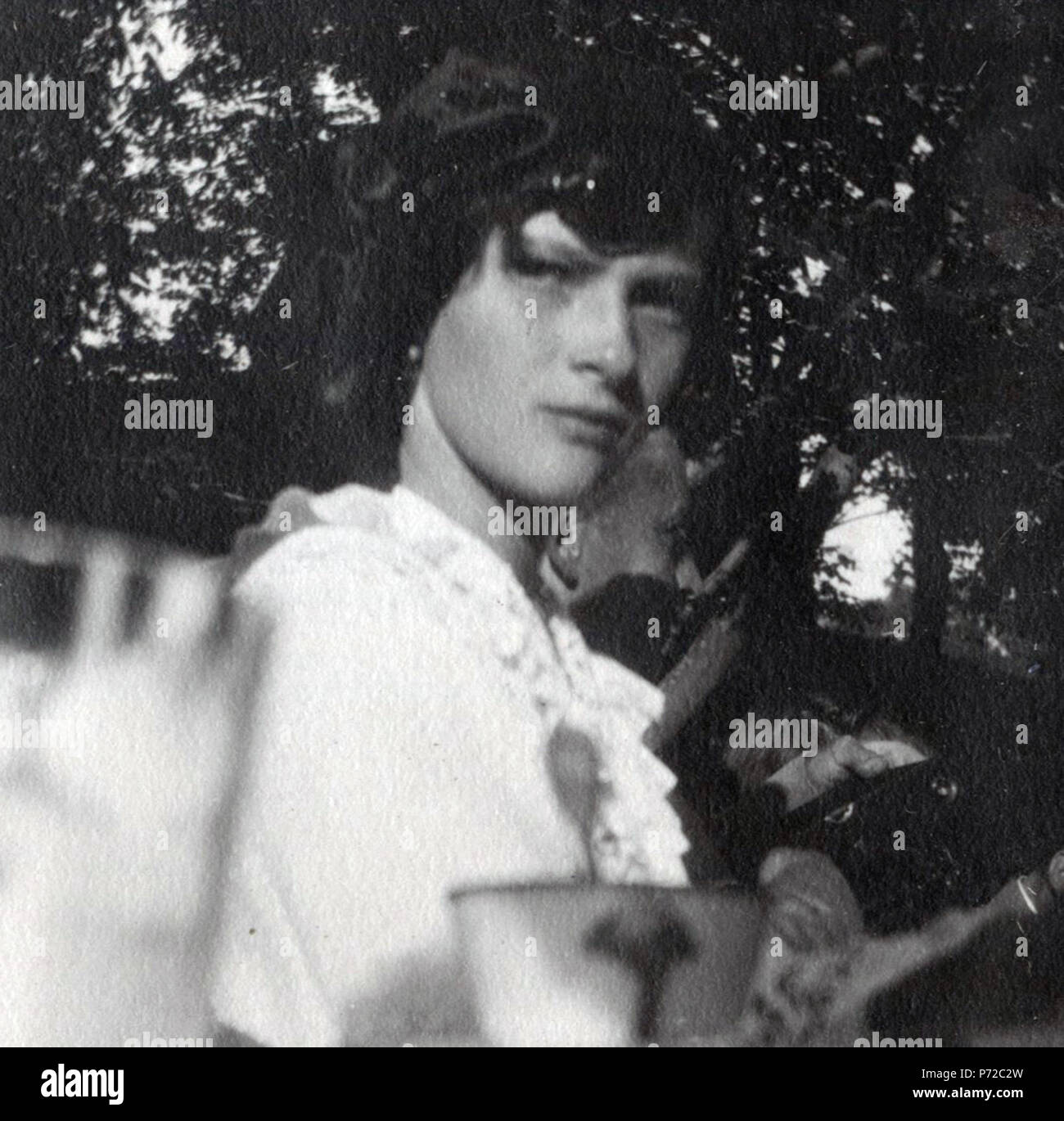 Português Grãduquesa Tatiana Nikolajewna na Crimeia em 1913. Foto