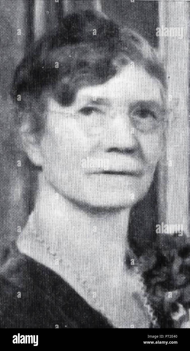Englisch: Foto von Ruth May Fox, ein neunzehnten Jahrhundert Englisch - der geborene Frauenrechtlerin und die dritte allgemeine Präsident der heutigen jungen Frauen Organisation der Kirche Jesu Christi der Heiligen der Letzten Tage (LDS Kirche). 1936 12 Ruth May Fox Stockfoto