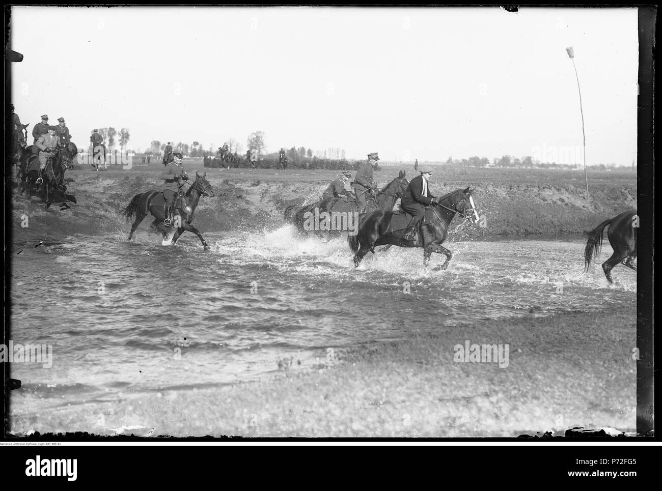 57 Narcyz Witczak-Witaczy ński-Bieg Św. Huberta w1 Pułku Konnych Strzelców (107-800-21) Stockfoto